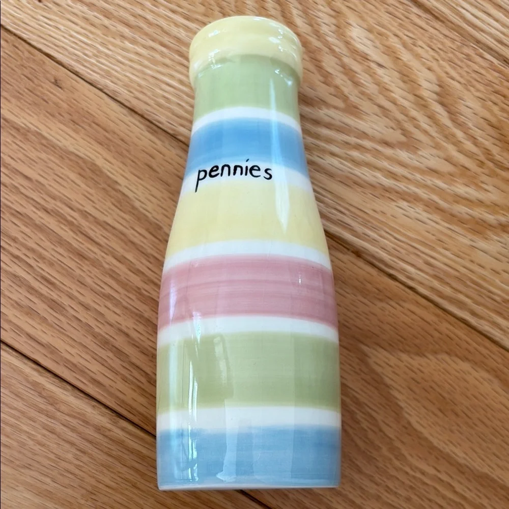 Colorful Ceramic Coin Banks Set - Picture 4 of 7